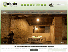 Tablet Screenshot of agroturismoarkaia.com